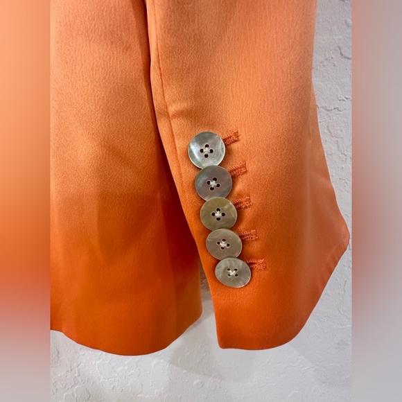 Brand New (NWT) Veronica Beard Orange Blazer and Pant Suit - Picture 4 of 9